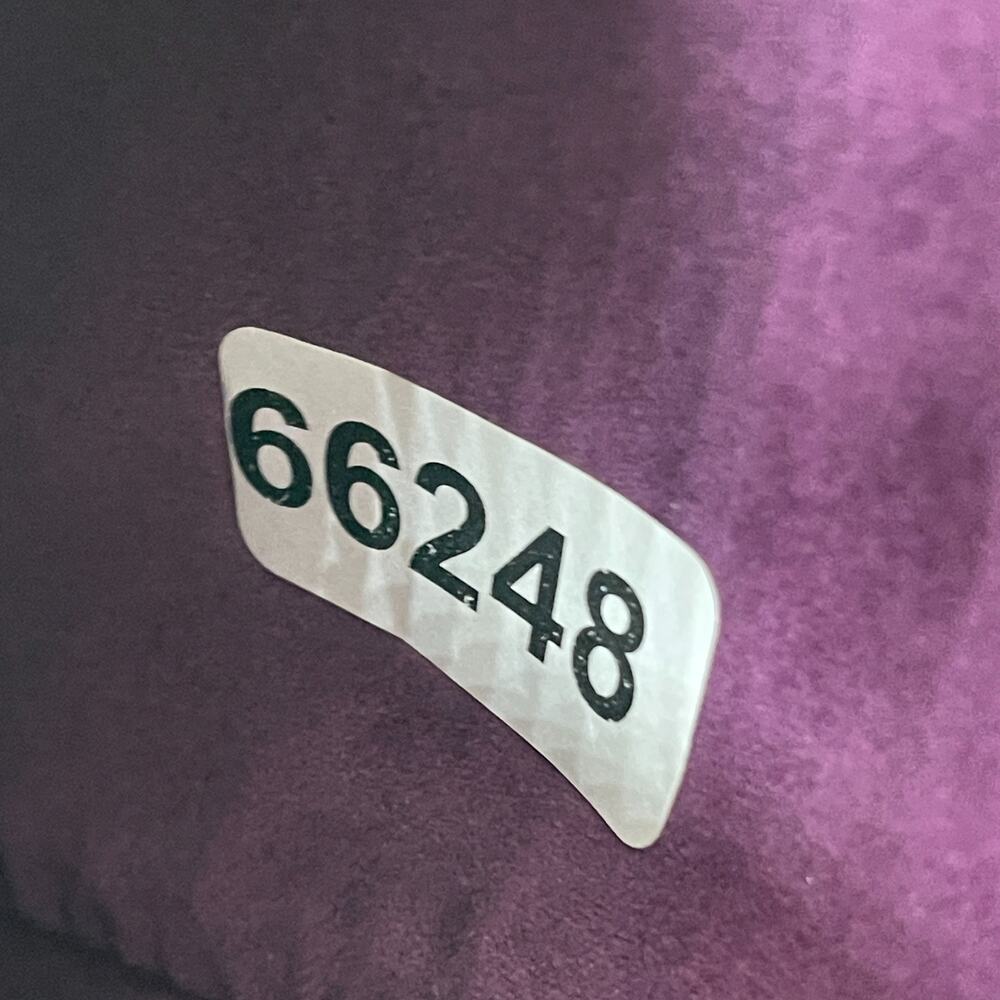 LL BEAN Shirt Womens S Velvet Button Up Long Sleeve Shacket Cotton Purple - Picture 12 of 12